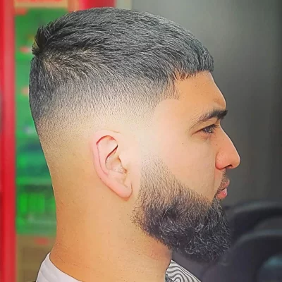 High Skin Fade met Fade Baard